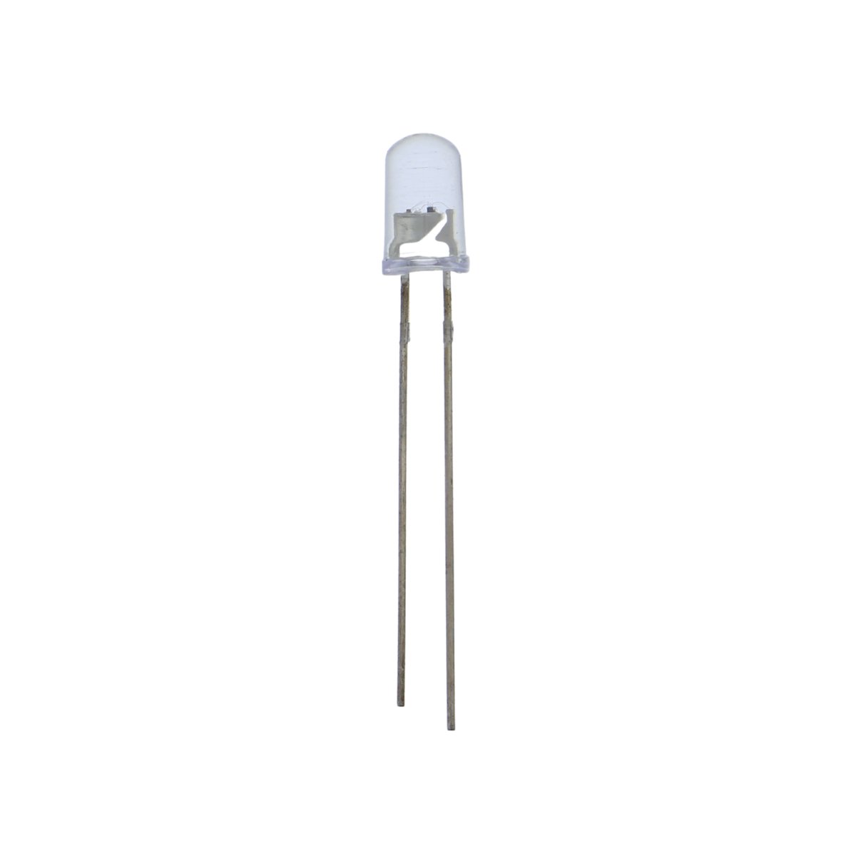 LED RGB intermitente (5 mm) - LED RGB transparente, 2 pines