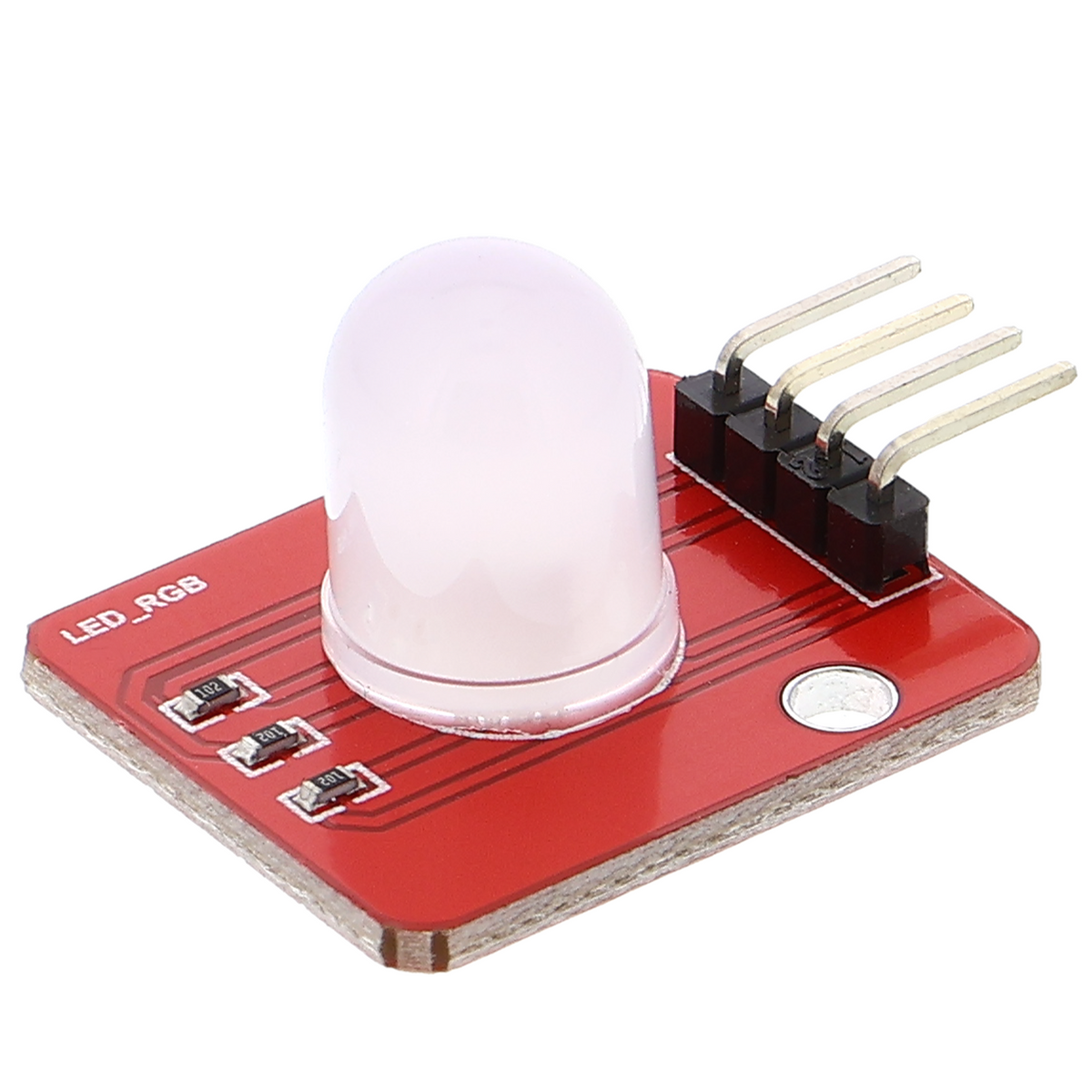 LED RGB da 10mm su circuito stampato