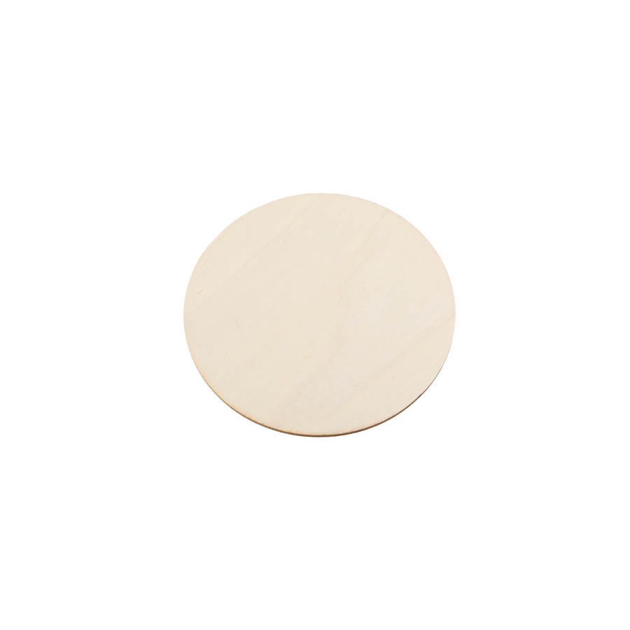 Holzscheibe Ø 100 mm - Naturholz, 2,5 mm, für Lasergravur