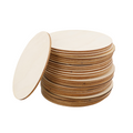 Holzscheibe Ø 100 mm - Naturholz, 2,5 mm, für Lasergravur