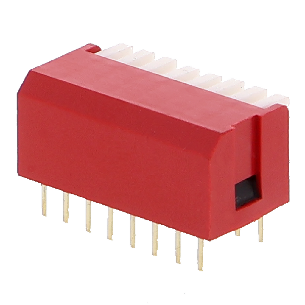 Interruptor de ocho posiciones - 2,54 mm