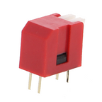 Schakelaar met 2 posities - rastermaat 2,54 mm, max. 5 A