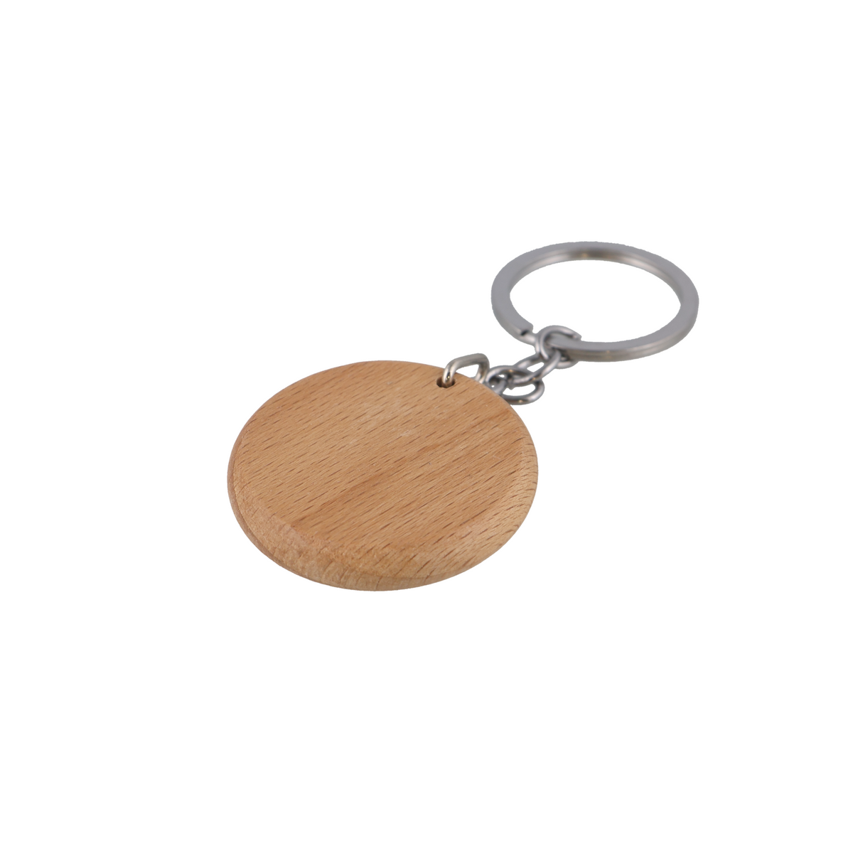 Houten sleutelhanger 4 cm (voor lasergraveren)