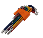 Torx Schlüsselset - 9 Stück, T10-T50, farbig