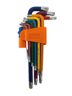 Torx Schlüsselset - 9 Stück, T10-T50, farbig