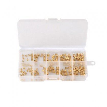 Set di inserti filettati a caldo, varie misure, M2 / M2,5 / M3 200 pezzi