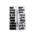 Miniature screw set - M1.2, M1.4, M2, 90 stainless steel pieces, screwdriver