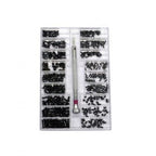 Miniature screw set - M1.2, M1.4, M2, 90 stainless steel pieces, screwdriver