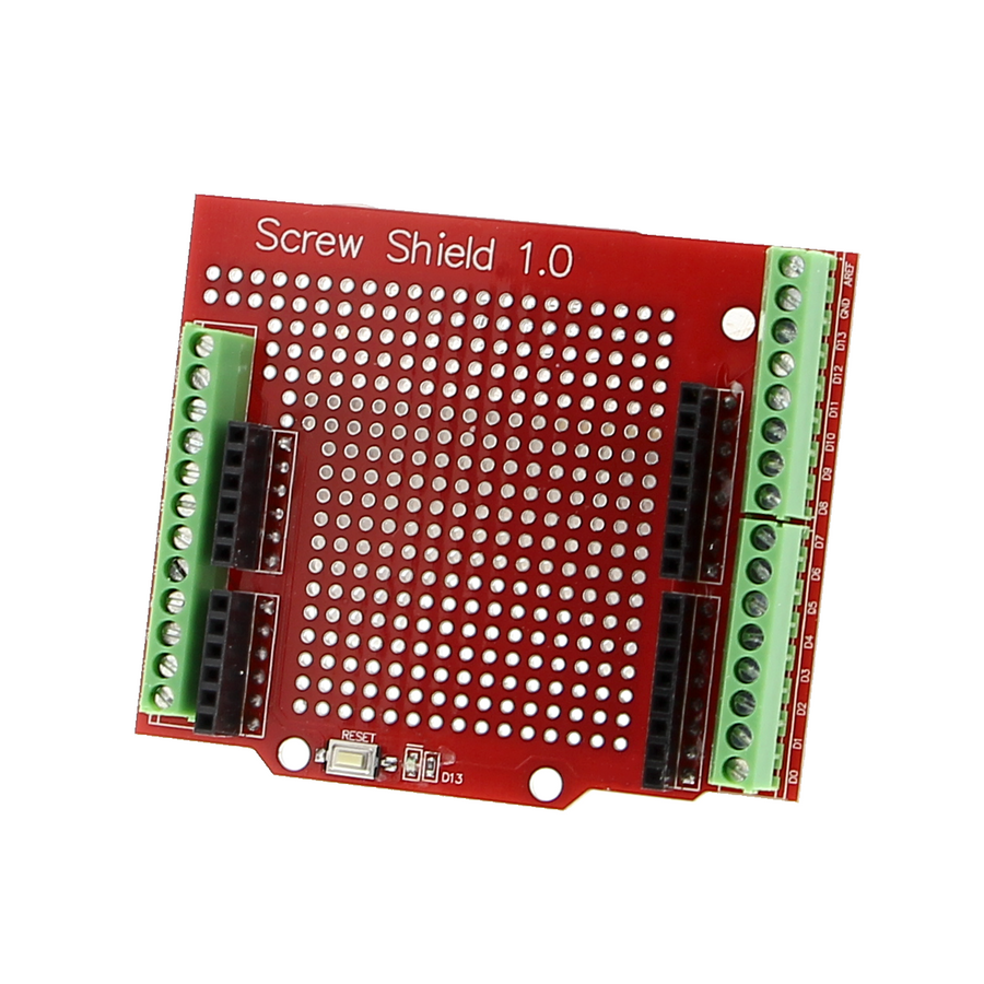 Schroefklemmen-Shield op printplaat - compatibel met Arduino UNO R3