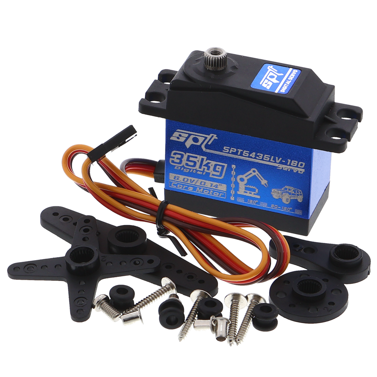 Servo SPT5435 90°-120°, 180° - étanche