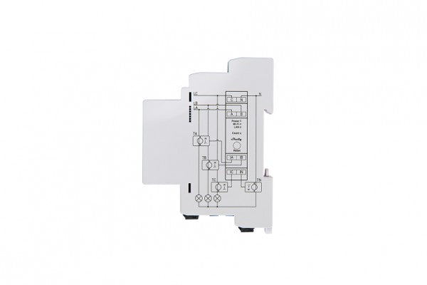 Shelly · carril DIN · "Pro 3EM 120A" · contador eléctrico · incl. 3x pinzas de 120A · función de medición · WiFi · L