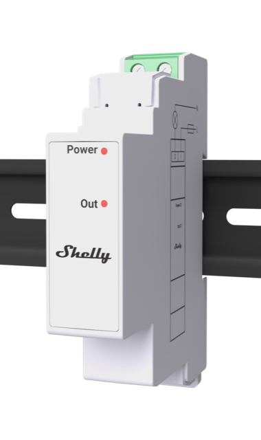 Shelly · Accesorio para carril DIN · "Pro 3EM Switch Add-on" · Relé · máx. 2A · solo para Pro 3EM 120A