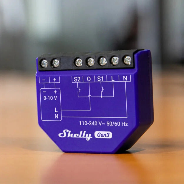 Shelly · da incasso · "Dimmer 0/1-10V PM Gen3"