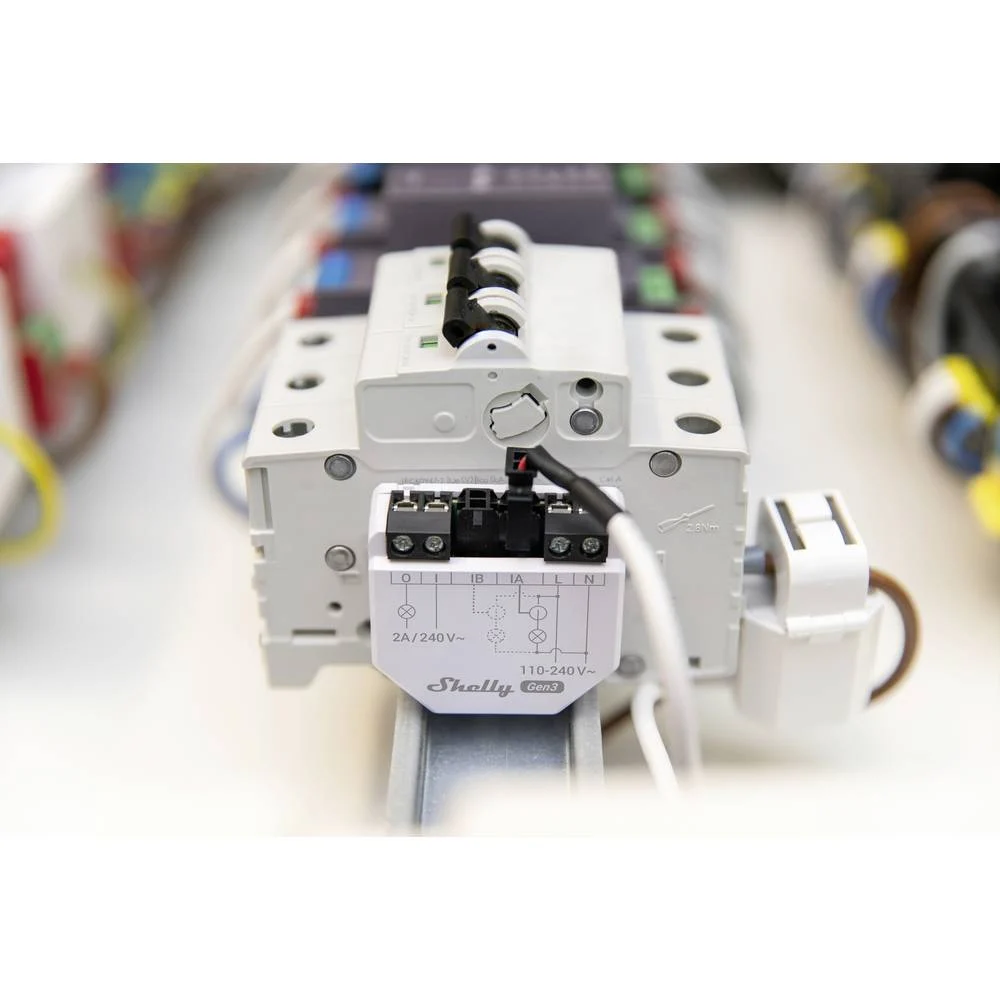 Shelly · inbouw · "EM Gen3" · incl. 1x 50A-klem · energiemeter · meetfunctie · wifi