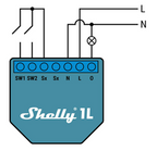 Shelly · Accesorio empotrable · "Bypass" · para relé