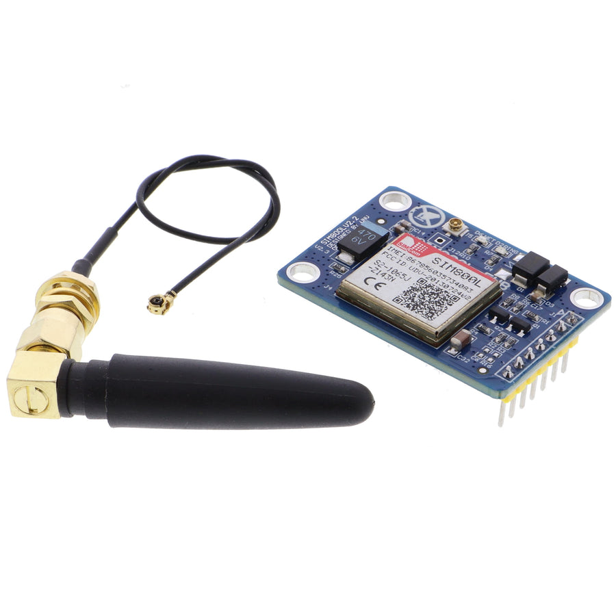 Módulo GSM/GPRS inalámbrico SIM800L V2.0 5V - cuatribanda, con antena M105