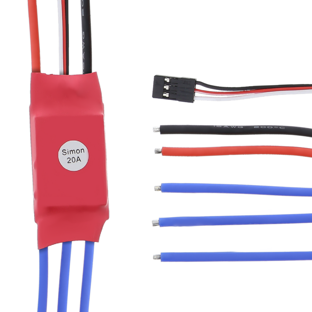 Controller ESC Simonk 20A per motori brushless con BEC