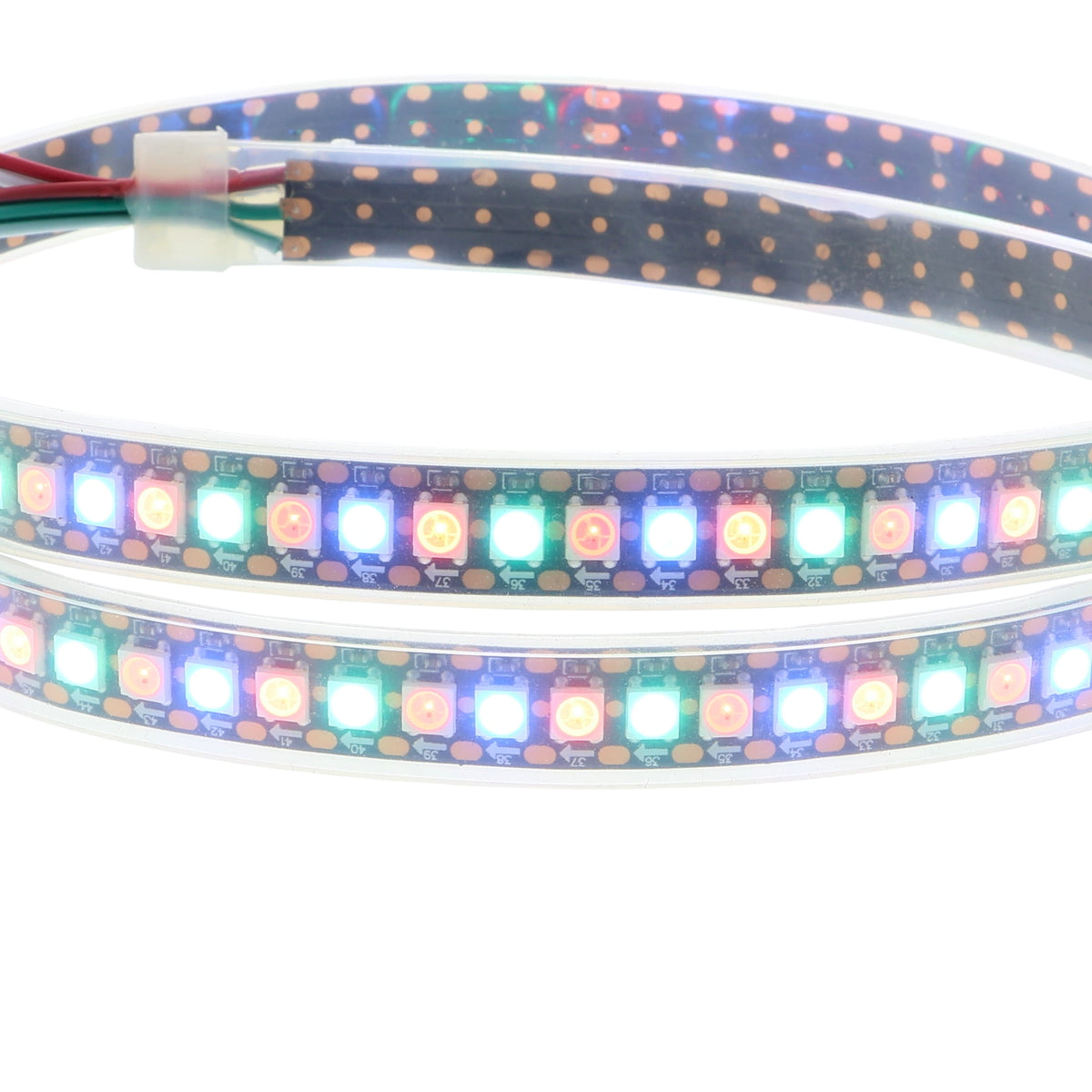 SK6812 RGBW-ledstrip - 100cm, 144 leds/meter, waterdicht