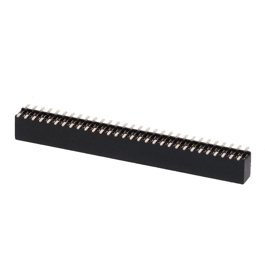 SMD-busconnector 2×30 pin 1,27 mm – vrouwelijke header (SMT), 60-polig