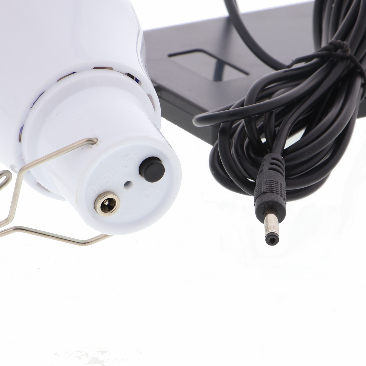 Ledlamp op zonne-energie met extern zonnepaneel