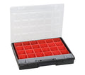 Sortimentskoffer 'EuroPlus' Flex 37-27 zwart / sorteerbox