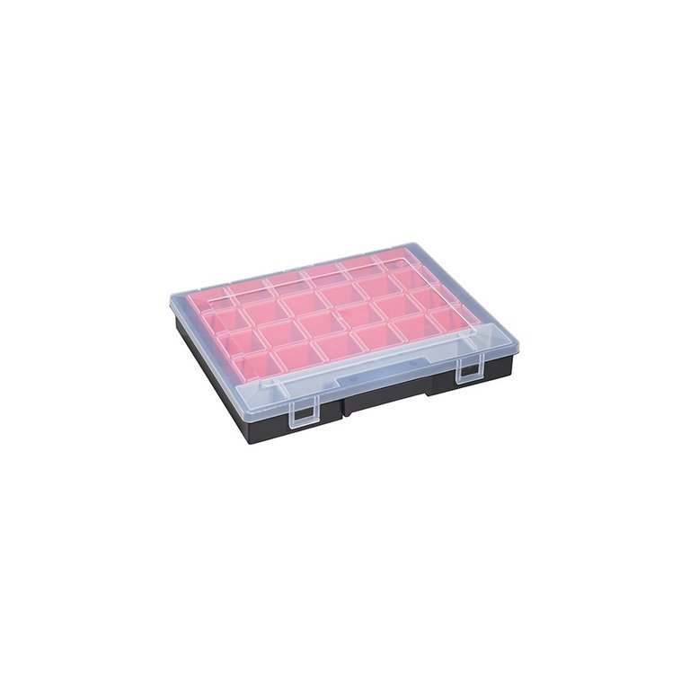 Sortimentskoffer 'EuroPlus' Flex 37-27 zwart / sorteerbox