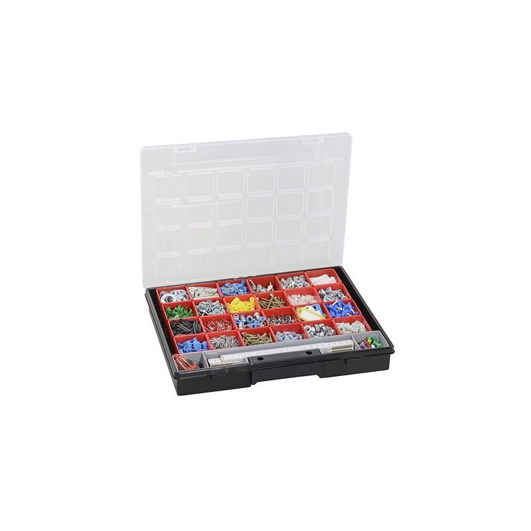 Valigetta portaminuteria 'EuroPlus' Flex 37-27 nera / box portaoggetti