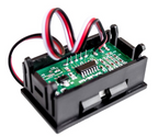 Voltímetro de 0 - 100V con indicador de segmentos - color de iluminación verde