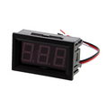 Voltmetro 0 - 100 V con display a segmenti - colore di illuminazione rosso