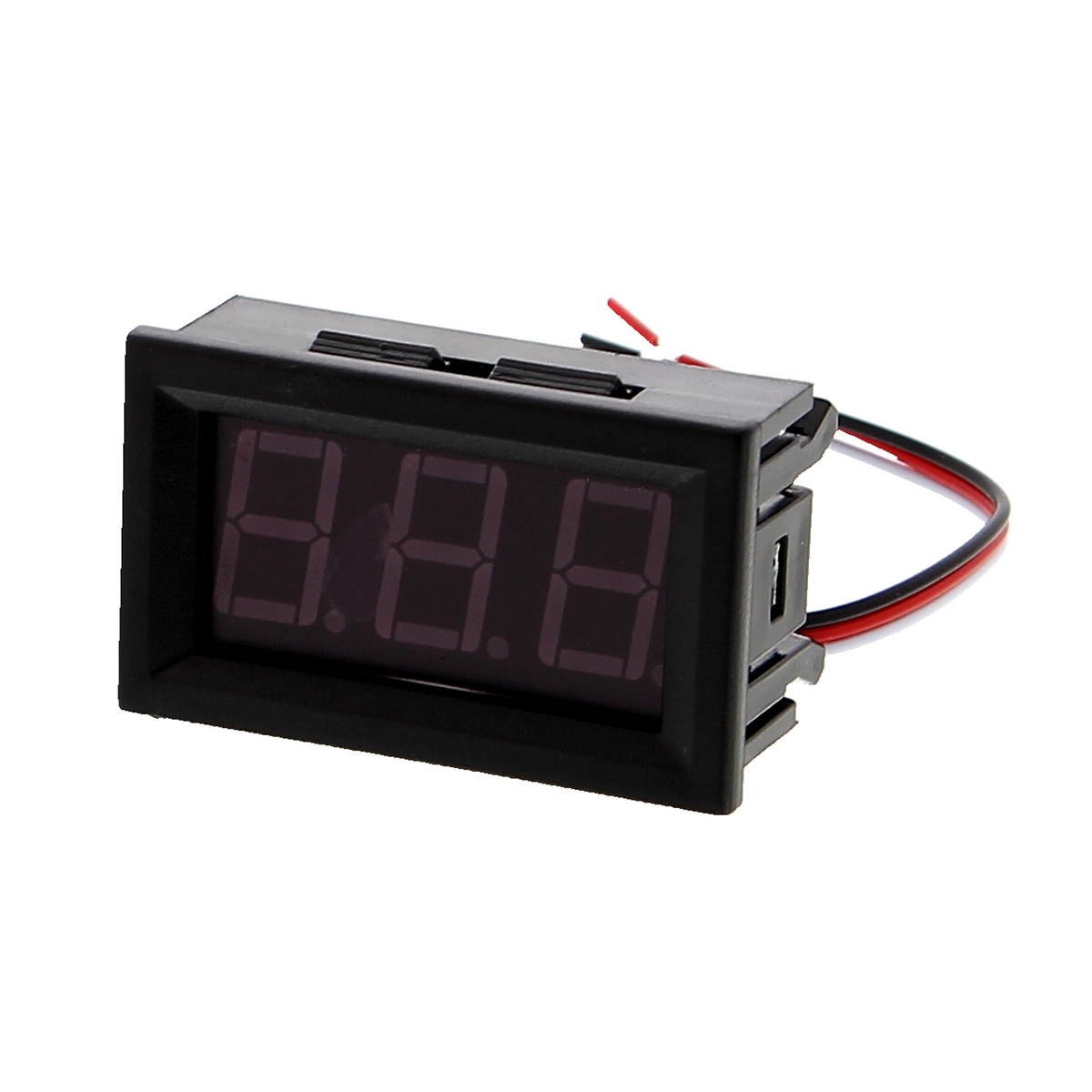Voltímetro 0 - 100 V con indicador de segmentos - color de iluminación rojo