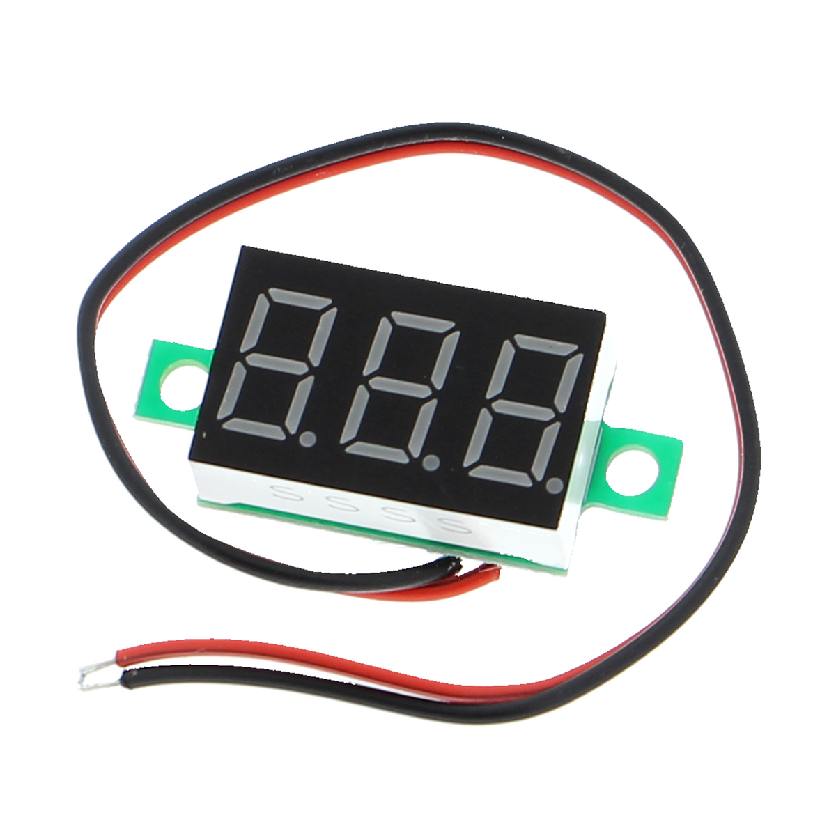 Medidor de tensión de 3,2 - 30V con indicador de segmentos - color de iluminación rojo