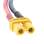 Stekker en contrastekker XT30 18AWG met kabel (10cm)