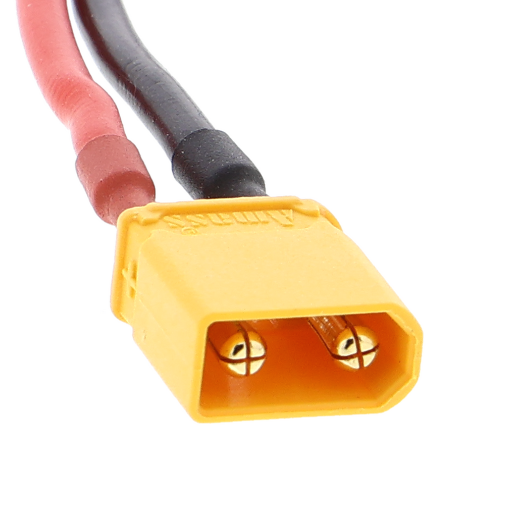 Stekker en contrastekker XT30 18AWG met kabel (10cm)