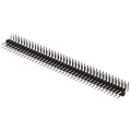 Stiftbus 2-reihig / dubbele rij haaks - 2x40 pinnen, 2,54mm steekmaat