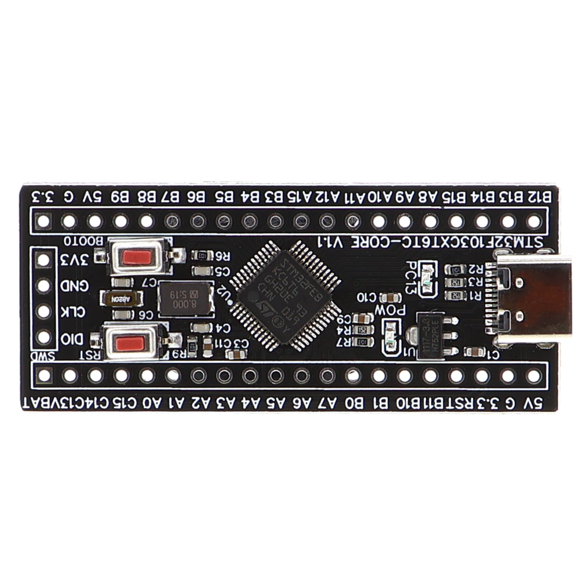 STM32F103C8T6 Entwicklungsboard - ARM Cortex-M3, 72 MHz, USB-C