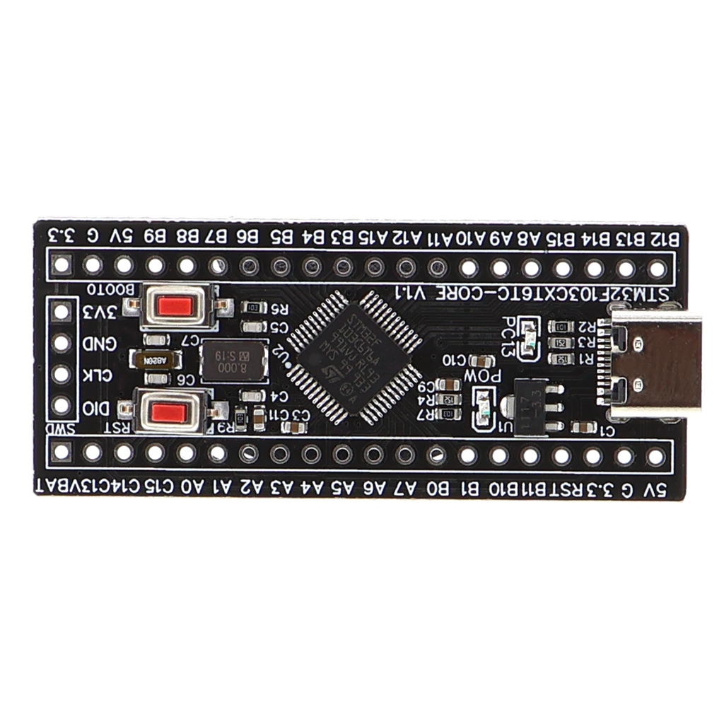 STM32F103C6T6 development board - USB-C, 72 MHz, 32 KB Flash