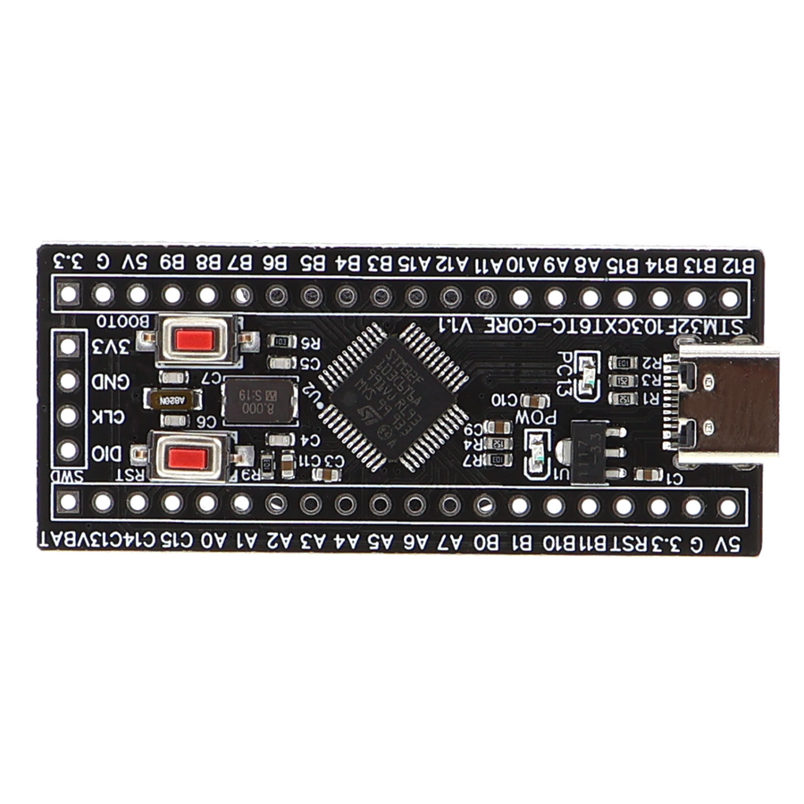 STM32F103C6T6 development board - USB-C, 72 MHz, 32 KB Flash