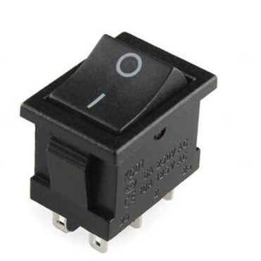 Interruptor basculante T85 KCD1-B3 - 6 pines, 250V / 6A, 125V / 10A