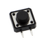 Drukknop, 2 pinnen, 12*12*6mm