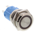 Bouton-poussoir à LED rouge 3V - 24V, résistant au vandalisme