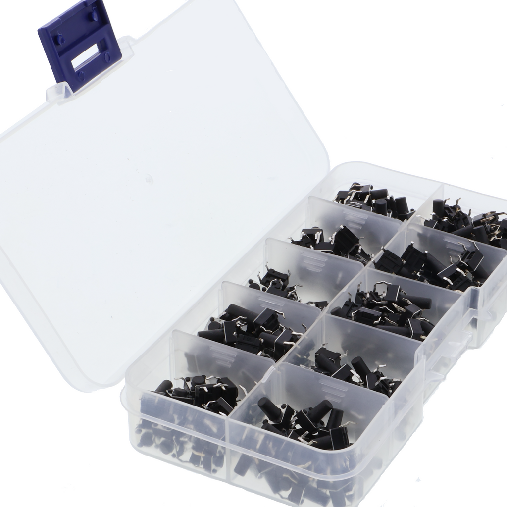 Assortimento di pulsanti 10x20 pezzi 6mm