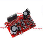 TDA7379 stereo amplifier - 2x 38 W at 4 ohms, AD828 preamp, 12-18 V