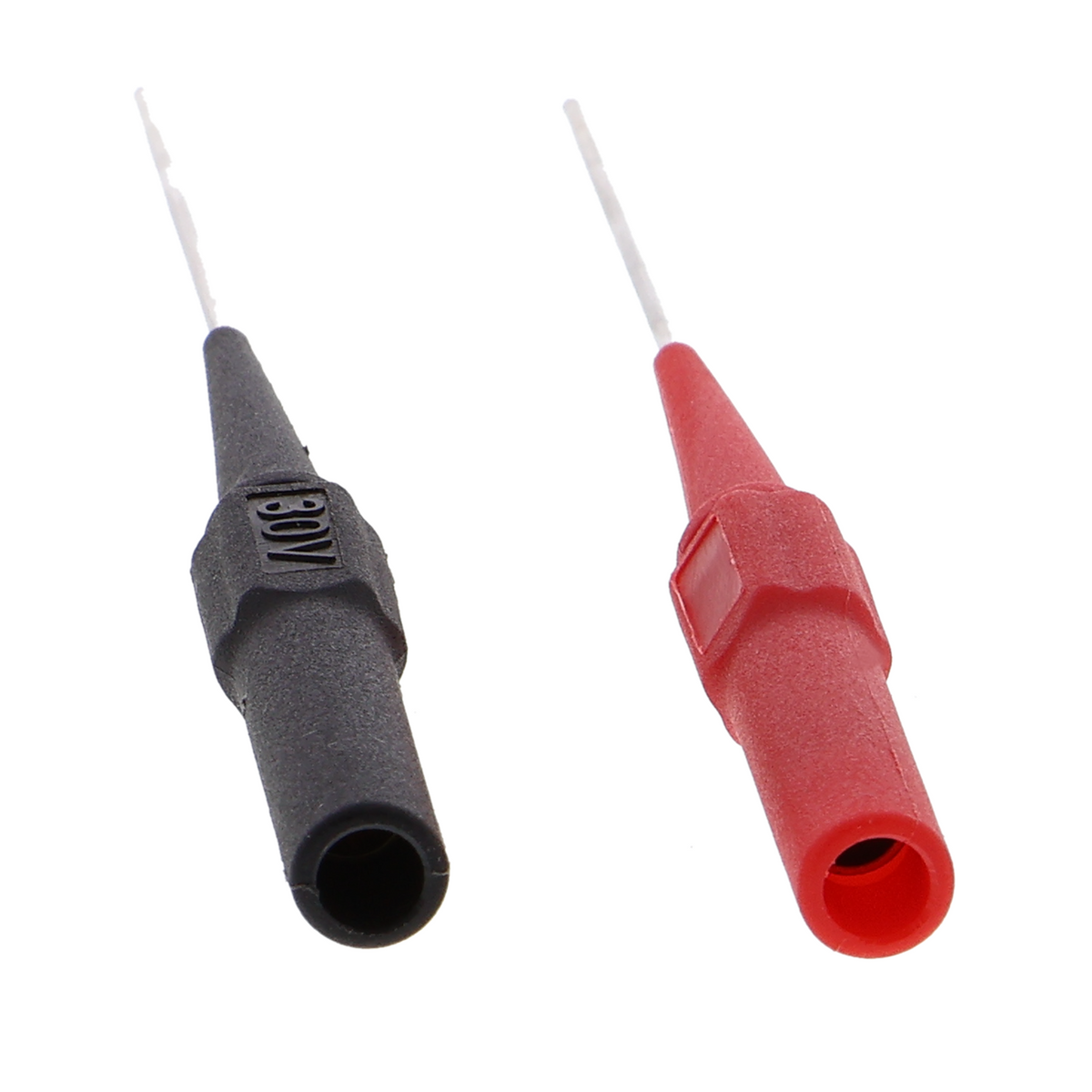 Prüfspitze 1 mm - 2 Stück, 100 mm lang, für 4 mm Bananenstecker