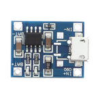 Modulo caricabatterie / regolatore di carica per batterie al litio TP4056 1A, Micro-USB