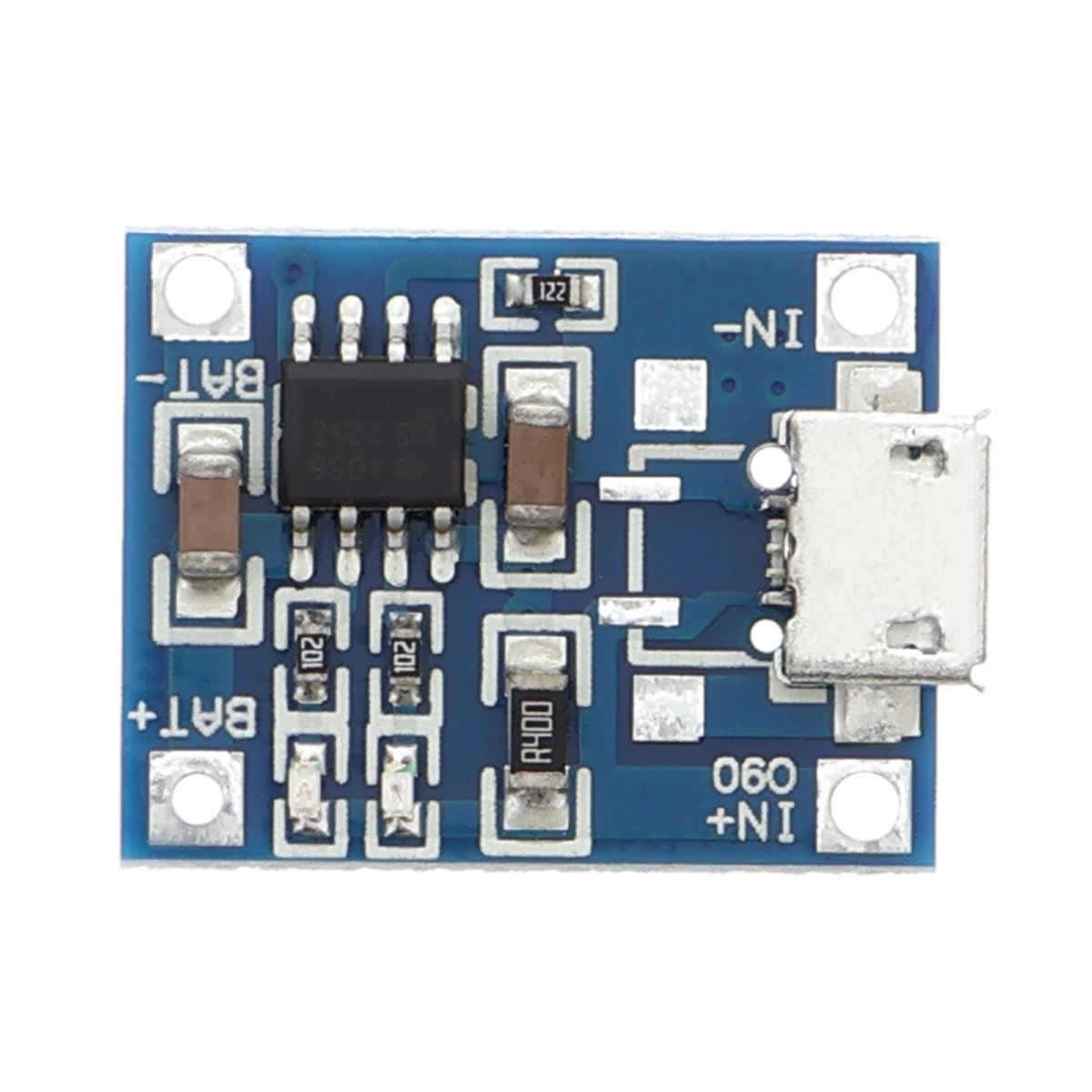 Module de chargeur / régulateur de charge pour batterie au lithium TP4056 1A, Micro-USB