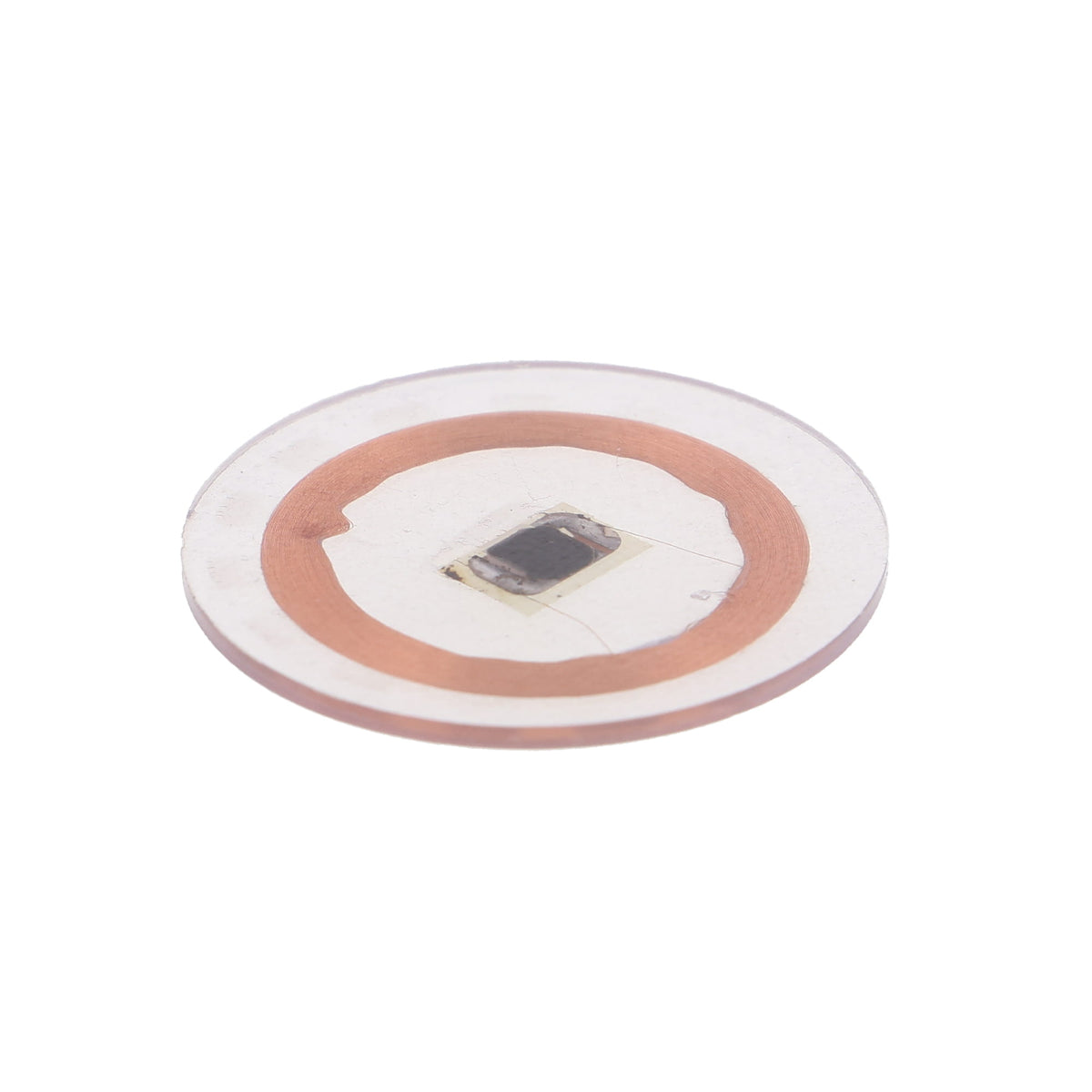 RFID tag coin-shaped - 13.56 MHz, Ø 25 mm, transparent