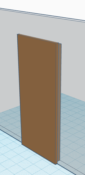 Eine 2 mm dicke Platte mit 102 mm × 44 mm vor dem Rahmen