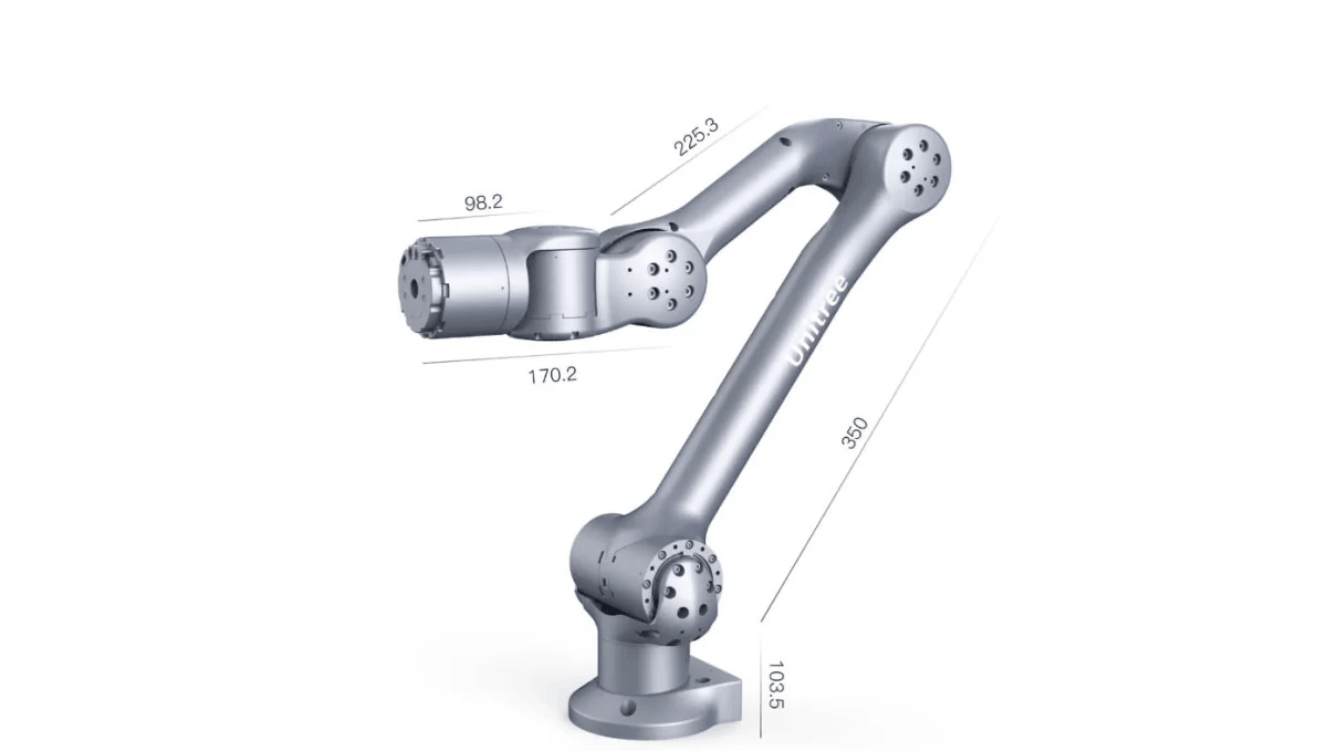 Unitree Z1 Roboterarm - 6 Achsen, 2-5 kg Traglast, verschiedene Ausführungen - F25110817 - Funduino