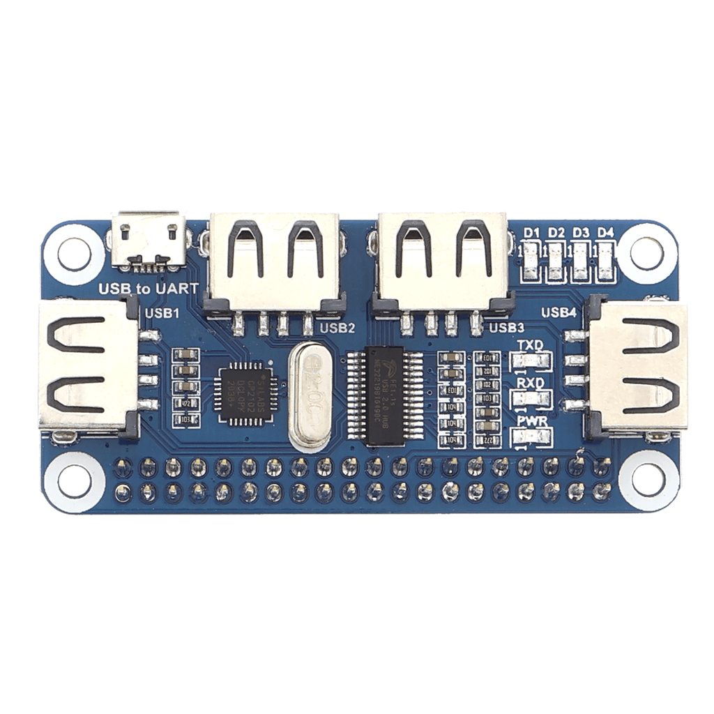 USB zu TTL Hub Adapter - 4 Kanäle, 3,3 V, für Raspberry Pi Zero - F23108468 - Funduino