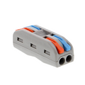 Borne de raccordement - SPL-2P-2P, PCT-2-2, grise